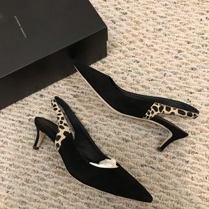 🆕 Giuseppe Zanotti cheetah leopard black heels
